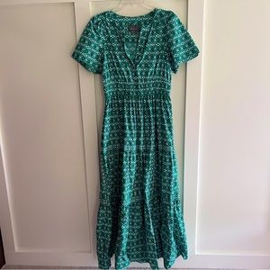 Anthropologie Somerset Maxi Dress in Green